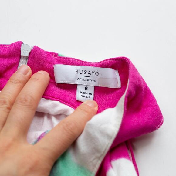 Busayo Collective Tie Dye Halter Dress - Size 6 - Picture 4 of 9